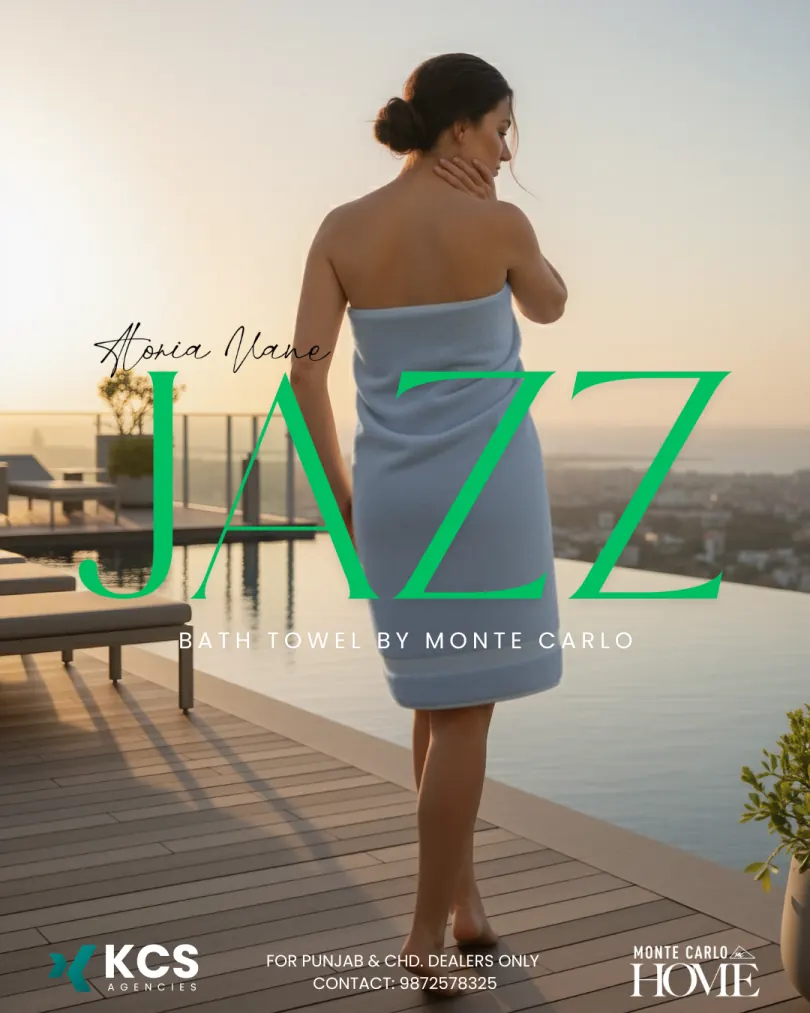 Monte Carlo Jazz bath towel campaign by KCS Agencies