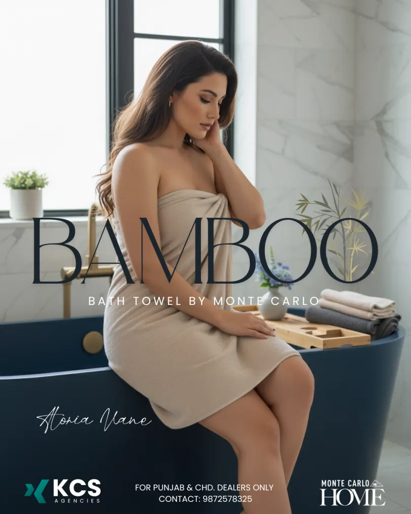Monte Carlo Bamboo bath towel campaign by KCS Agencies