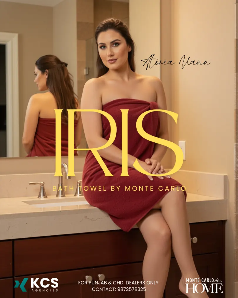 Monte Carlo Iris bath towel campaign by KCS Agencies