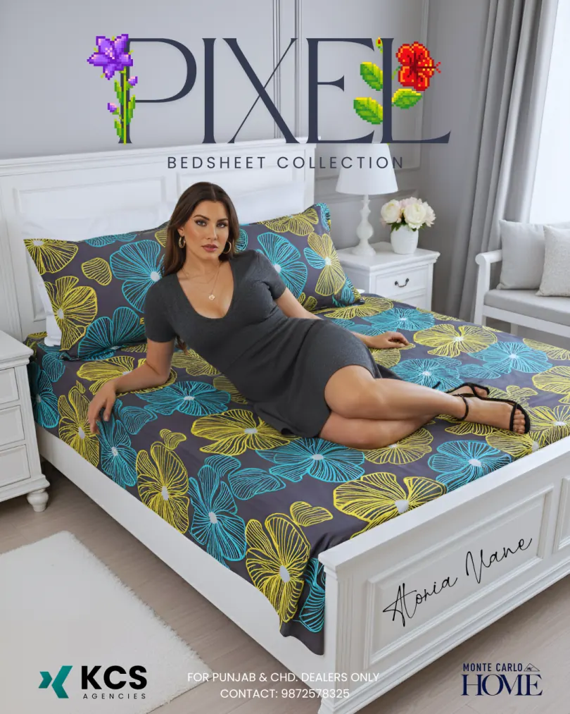 Monte Carlo Pixel bedsheet collection campaign by KCS Agencies