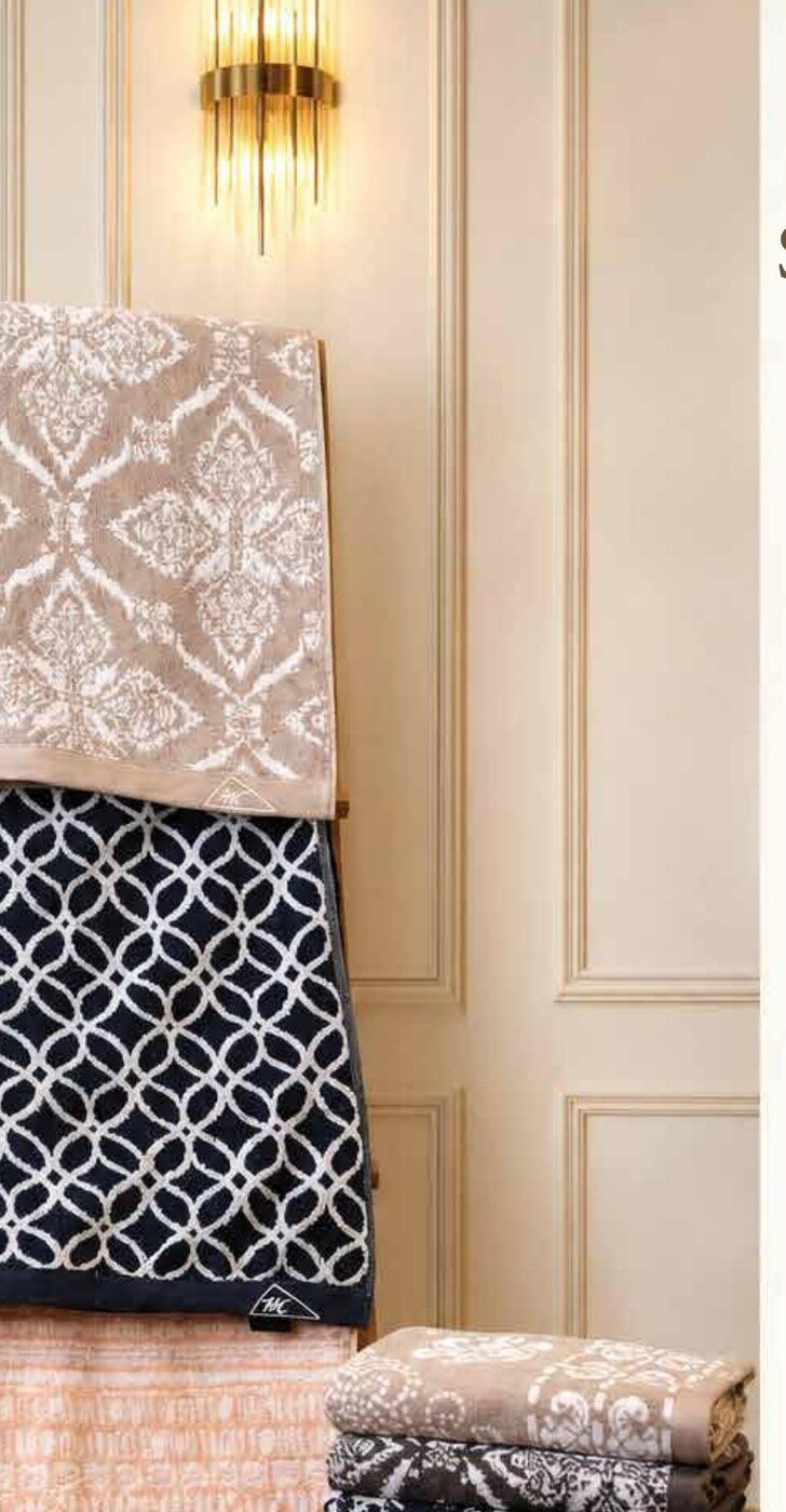 Monte Carlo Home Santorini towels from the KCS Agencies collection